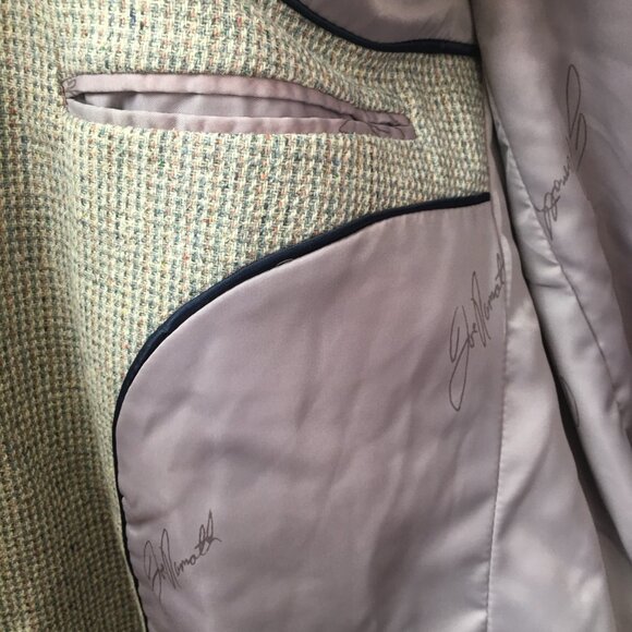 Joe Namath gray tweed sport coat 44R - Picture 12 of 16